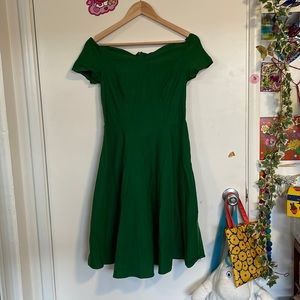 Grace Karin green vintage style dress size large